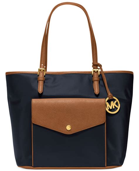 michael kors nylon purses|Michael Kors black nylon tote.